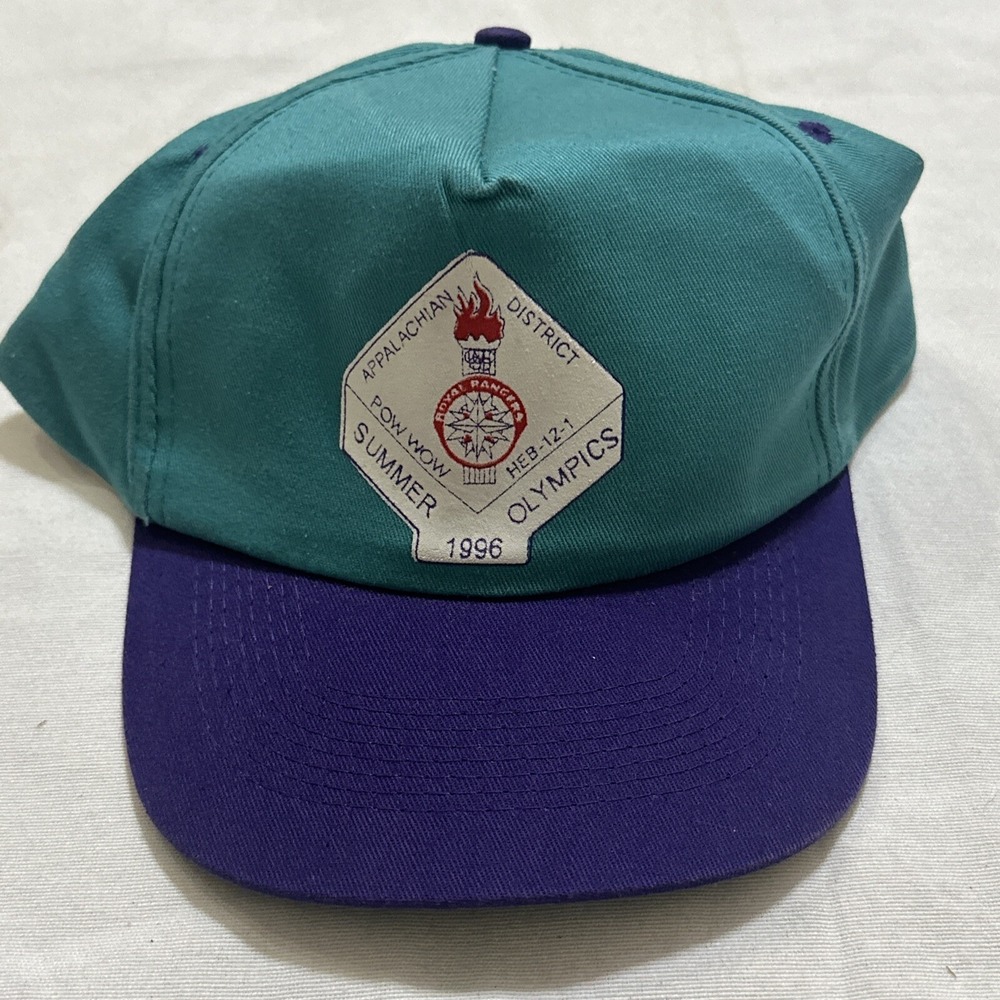 VTG  1996 Royal Rangers Pow Wow Olympics Snapback Hat  90's Cap Appalachian
